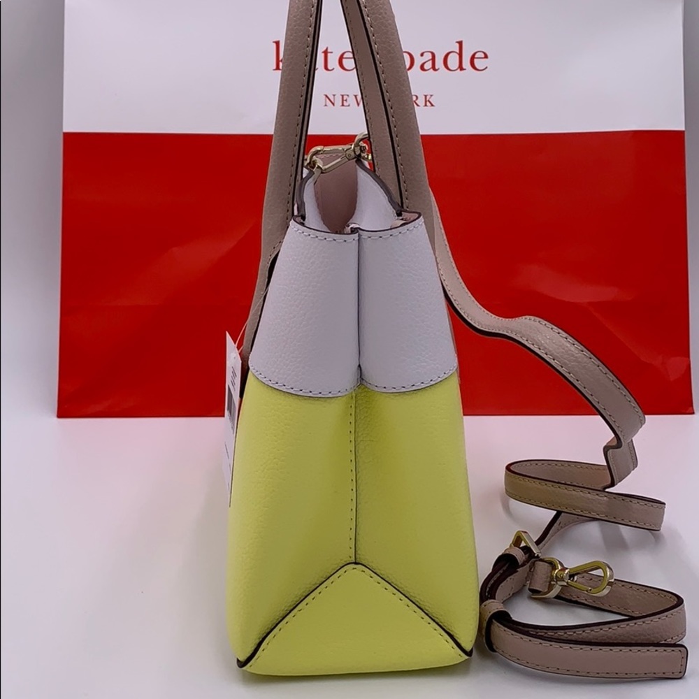 Kate Spade Eva Small Top Zip Satchel limelghtml - Picture 4 of 16